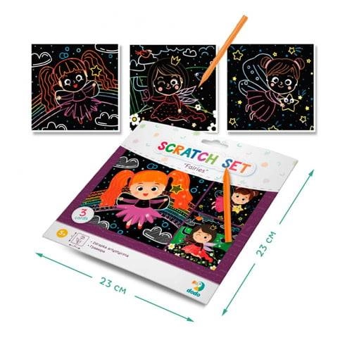 Zdrapka artystyczna zestaw 